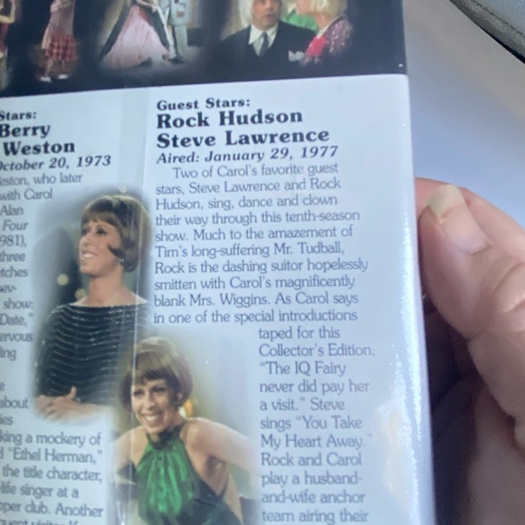 Carol Burnett Show of Videocassette Unopened - Picture 7 of 12